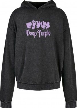 Rock Avenue - Oversized Premium Hoodie Deep Purple Art1 Rock Avenue Black