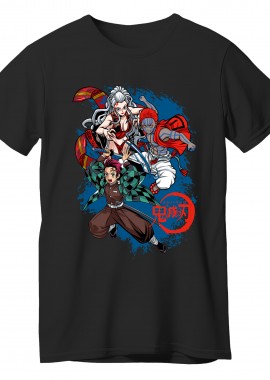 Pop Culture - T-Shirt Demon Slayer A Pop Culture Black