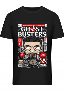 Pop Culture - T-Shirt Dr Egon Spengler Ghostbusters Pop Culture Black