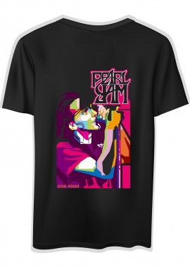 Rock Avenue - T-Shirt Eddie Vedder Pearl Jam Rock Avenue Black