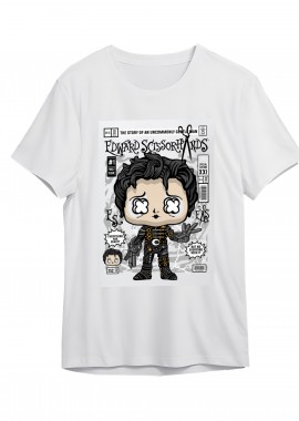 Pop Culture - T-Shirt Edward Scissorhands Pop Culture White