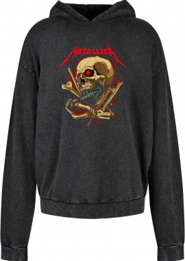 Rock Avenue - Oversized Premium Hoodie Metallica Art2 Rock Avenue Black