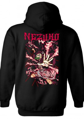 Pop Culture - Hoodie Nezuko Kamado Slayer Anime Pop Culture Black