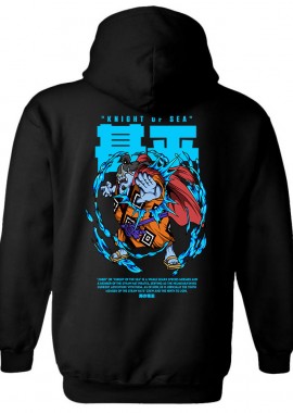 Pop Culture - Hoodie One Piece Jinbei Pop Culture Black