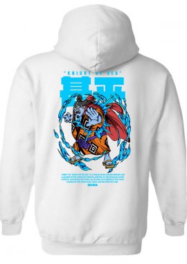 Pop Culture - Hoodie One Piece Jinbei Pop Culture White