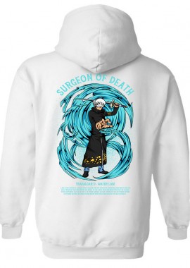 Pop Culture - Hoodie One Piece Law Pop Culture White
