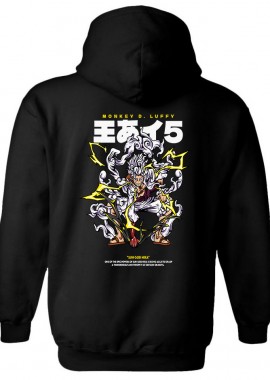 Pop Culture - Hoodie One Piece Luffy Gear 5 Pop Culture Black
