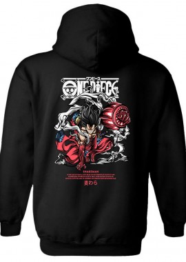 Pop Culture - Hoodie One Piece Luffy Snakeman Pop Culture Black
