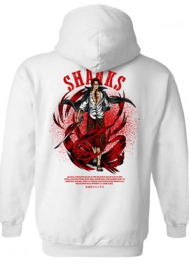 Hoodie One Piece Shanks Pop Culture White
