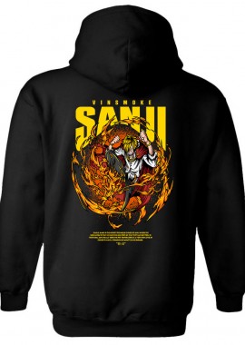 Hoodie One Piece Vinsmoke Sanji Pop Culture Black