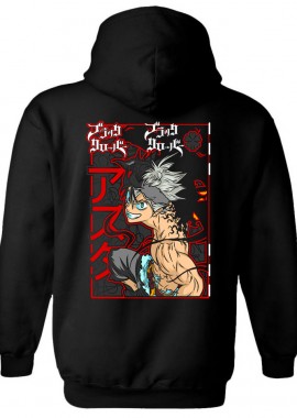 Pop Culture - Hoodie Asta Black Clover Pop Culture Black