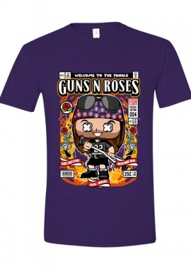 T-Shirt Axl Rose Pop Culture Purple