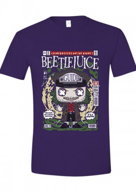 Pop Culture - T-Shirt Beetlejuice Pop Culture Purple