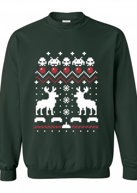 Χριστουγεννιάτικο Ugly Sweater Deer Pop Culture Forest Green