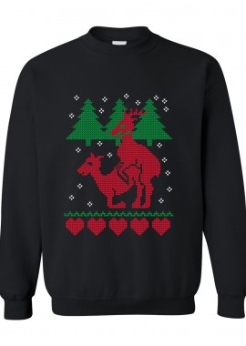 Pop Culture - Χριστουγεννιάτικο Ugly Sweater Deers Pop Culture Black