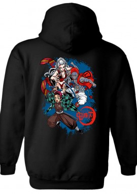 Pop Culture - Hoodie Demon Slayer A Pop Culture Black