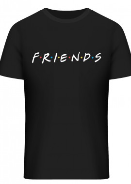 T-Shirt Friends Pop Culture Black
