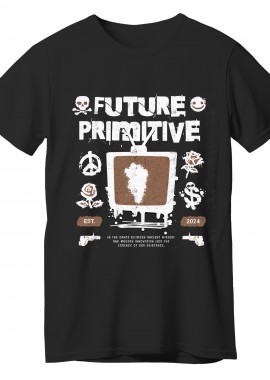 T-Shirt Future Primitive Pop Culture Black
