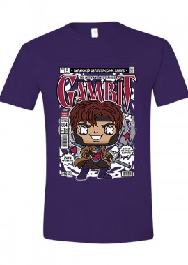 T-Shirt Gambit Pop Culture Purple