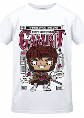 Pop Culture - T-Shirt Gambit Pop Culture White