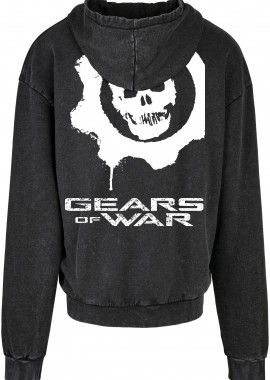 Pop Culture - Oversized Premium Hoodie Gears Of War Pop Culture Black