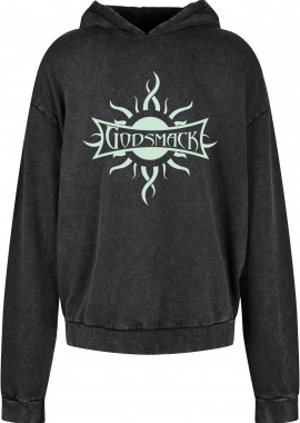 Oversized Premium Hoodie Godsmack Rock Avenue Black