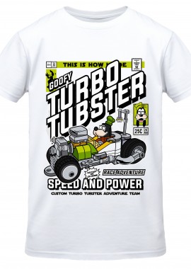 Pop Culture - T-Shirt Goofys Turbo Tubster Pop Culture White