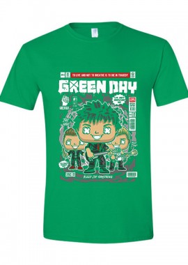 Pop Culture - T-Shirt Green Day Pop Culture Irish Green