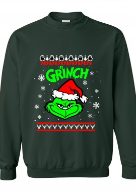 Pop Culture - Χριστουγεννιάτικο Ugly Sweater Grinch Pop Culture Forest Green