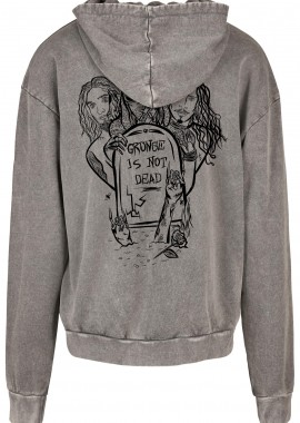 Oversized Premium Hoodie Grunge Is Not Dead Rock Avenue Asphalt
