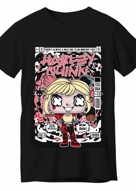 Pop Culture - T-Shirt Harley Quinn Pop Culture Black
