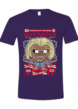 T-Shirt Iron Maiden Killer Eddie Pop Culture Purple