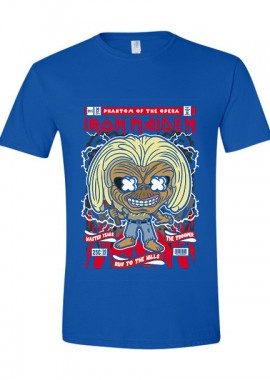 Pop Culture - T-Shirt Iron Maiden Killer Eddie Pop Culture Royal