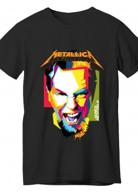 Rock Avenue - T-Shirt James Hetfield 1 Rock Avenue Black