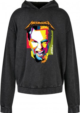 Rock Avenue - Oversized Premium Hoodie James Hetfield 1 Rock Avenue Black