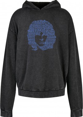 Rock Avenue - Oversized Premium Hoodie Jim Morrison Rock Avenue Black