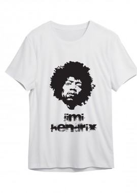 Rock Avenue - T-Shirt Jimi Hendrix Art1 Rock Avenue White