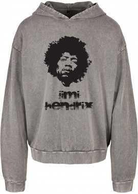 Oversized Premium Hoodie Jimi Hendrix Art1 Rock Avenue Asphalt