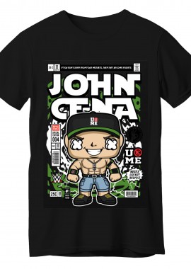 Pop Culture - T-Shirt John Cena Pop Culture Black