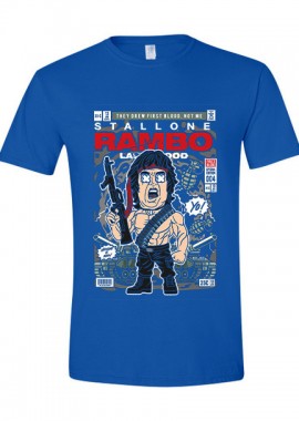 Pop Culture - T-Shirt John Rambo Pop Culture Royal