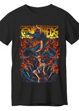 Pop Culture - T-Shirt Kaido x Luffy One Piece Pop Culture Black