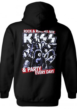 Rock Avenue - Hoodie Kiss Rock Avenue Black
