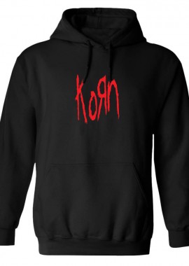 Rock Avenue - Hoodie Korn Band Logo Rock Avenue Black