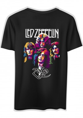 Rock Avenue - T-Shirt Led Zep 1 Rock Avenue Black