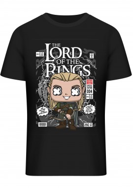T-Shirt Legolas Lord Of The Rings Pop Culture Black