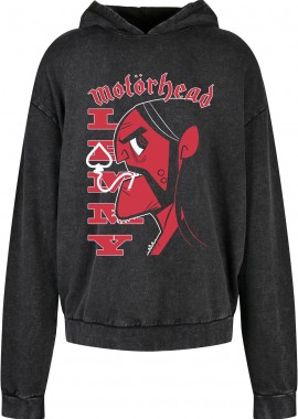 Oversized Premium Hoodie Lemmy Motorhead Rock Avenue Black