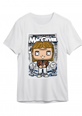 Pop Culture - T-Shirt Macgyver Pop Culture White