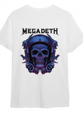 T-Shirt Megadeth Art2 Rock Avenue White