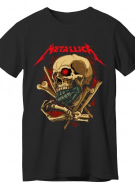 Rock Avenue - T-Shirt Metallica Art2 Rock Avenue Black