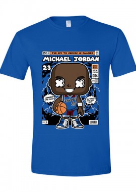 Pop Culture - T-Shirt Michael Jordan Pop Culture Royal